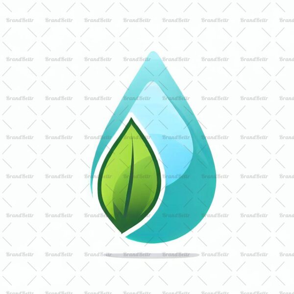 Wassertropfen und Blatt